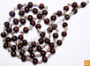 Red Sandalwood  ( Lal Chandan) mala in White metal 54 +1 beads - Devshoppe