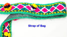 Aum (Om) woolen Shoulder (jhola) bag ~ Design 1 - Devshoppe