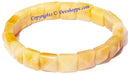 Pyramid shaped Yellow Agate bracelet - Devshoppe