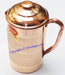 Pure Copper Jug with lid 900 ml for Ayurveda healing - Devshoppe