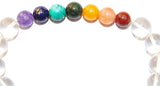 Sphatik and Chakra beads bracelet - Devshoppe