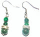 Green Jade beads earrings - Devshoppe