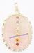 Rose Quartz round shaped pendant with Chakra beads - Devshoppe