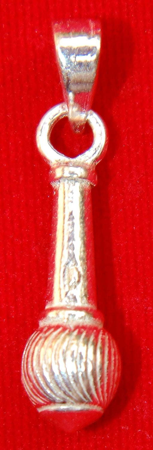 Sri Hanuman Gada (Mace)  pure silver pendant - weapon of Sri Hanuman - Devshoppe