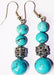 Turquoise ( Firoza ) earrings - Devshoppe