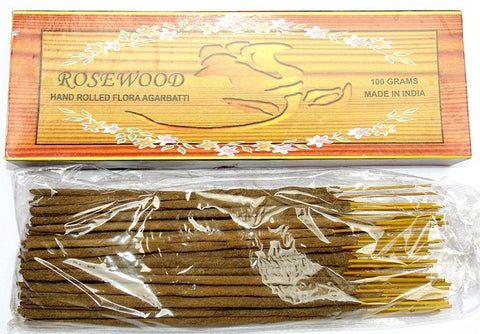 Rosewood Incense sticks - Hand rolled flora agarbatti - Devshoppe