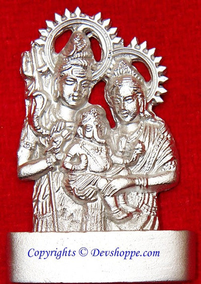 Parad Shiv Parivar idol (Family of Shiva)