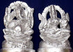 Parad Sri Ganesha and maa Lakshmi idol - Devshoppe
