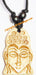 Beautiful Buddha pendant in thread - Devshoppe