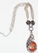 Beautiful Necklace with Sunstone Peacock shaped pendant - Devshoppe