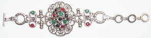 Beautiful Tribal jewellery bracelet in german silver - Devshoppe