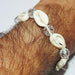 Handmade Cowrie (Cowri) Shell Bracelet in thread with Crystal beads - Devshoppe