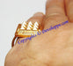 Fully adjustable high quality Pyramid ring in brass for positive energy - Devshoppe