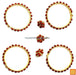 Rudraksha Gold plated beads combination Bangles, Earrings and Pendant - Jewellery set - Devshoppe