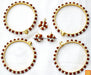 Rudraksha Pearl combination Bangles, Earrings and Pendant - Jewellery set - Devshoppe