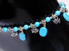 Turquoise Anklet - made up from Turquoise beads - Devshoppe