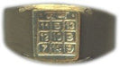 Vrishabha (Tauras) Rashi / Rasi/ Zodiac ring in Brass. - Devshoppe