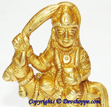 Shitala (Sheetala) mata idol in brass - Devshoppe