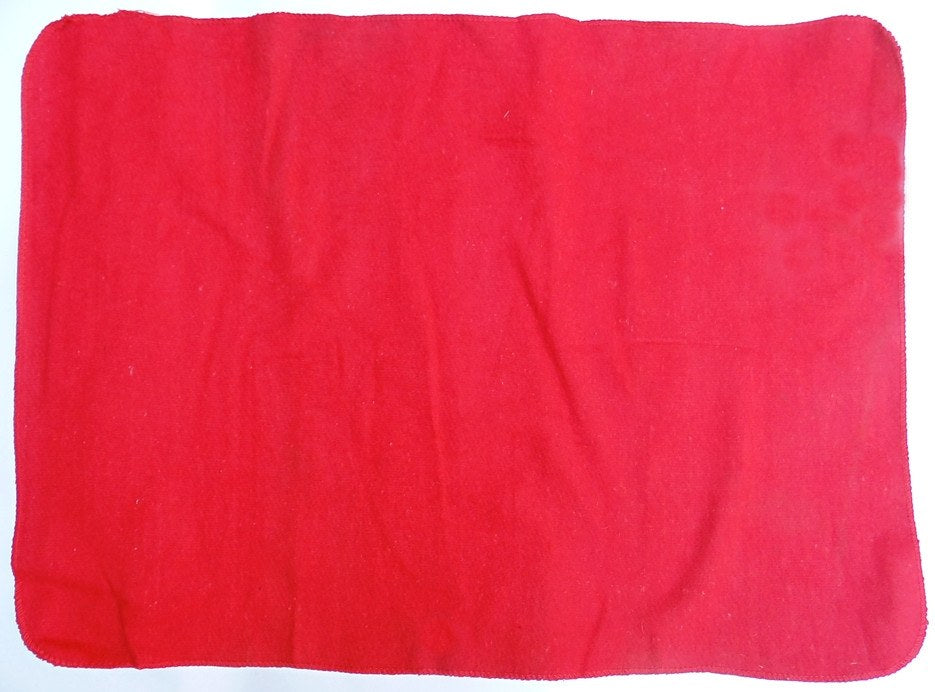 Woolen mat for meditation - Red Colored - Devshoppe