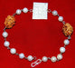 Moon (Chandra) yantra bracelet with 2 mukhi Rudrakshas and Pearl to pacify planet Moon - Devshoppe