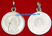 Sri Maha Mrityunjaya yantra silver pendant for removal of diseases and fear of death - Devshoppe